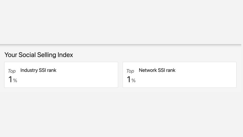 linkedin ssi score explained
